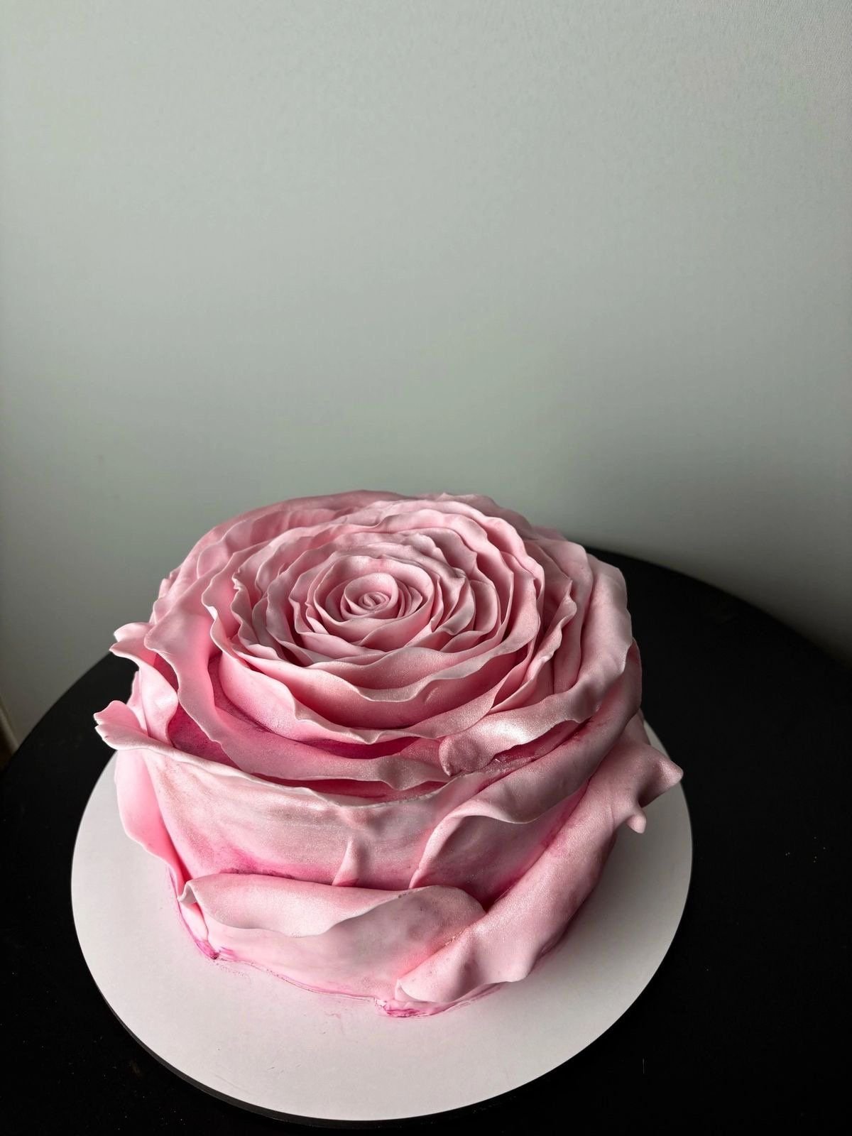 Pink Rose Cake